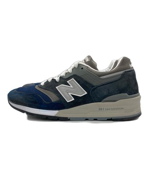 NEW BALANCE（ニューバランス）NEW BALANCE (ニューバランス) U997NY ローカットスニーカー グレー×ネイビー サイズ:27cmの古着・服飾アイテム