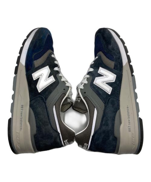 NEW BALANCE（ニューバランス）NEW BALANCE (ニューバランス) U997NY ローカットスニーカー グレー×ネイビー サイズ:27cmの古着・服飾アイテム
