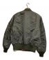 ALPHA (アルファ) MA-1フライトジャケット カーキ サイズ:Ｌ：8000円