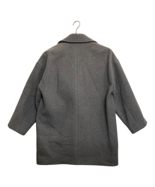 UNITED ARROWS TOKYO（ユナイテッドアローズトウキョウ）UNITED ARROWS TOKYO (ユナイテッドアローズトウキョウ) メルトンPコート グレー サイズ:36の古着・服飾アイテム