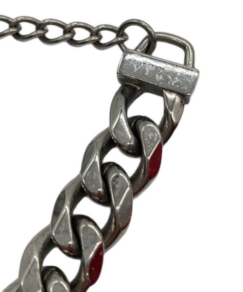 DIESEL（ディーゼル）DIESEL (ディーゼル) Dロゴチェーンネックレス シルバーの古着・服飾アイテム