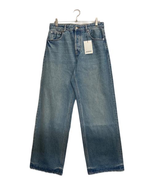 jacquemus（ジャックムス）jacquemus (ジャックムス) De-Nimes ワイドデニムパンツ / バギージーンズ インディゴ サイズ:32の古着・服飾アイテム