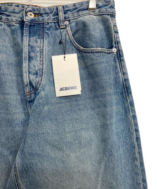 jacquemus（ジャックムス）jacquemus (ジャックムス) De-Nimes ワイドデニムパンツ / バギージーンズ インディゴ サイズ:32の古着・服飾アイテム