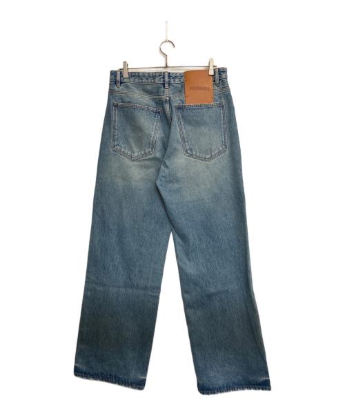 jacquemus（ジャックムス）jacquemus (ジャックムス) De-Nimes ワイドデニムパンツ / バギージーンズ インディゴ サイズ:32の古着・服飾アイテム