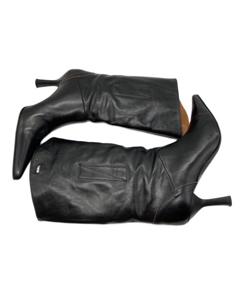 OUR LEGACY（アワーレガシー）OUR LEGACY (アワーレガシー) ENVELOPE POINTED TOE BOOTS / ポインテッドトゥハイヒールブーツ ブラック サイズ:41の古着・服飾アイテム