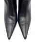 中古・古着 OUR LEGACY (アワーレガシー) ENVELOPE POINTED TOE BOOTS / ポインテッドトゥハイヒールブーツ ブラック サイズ:41：18000円