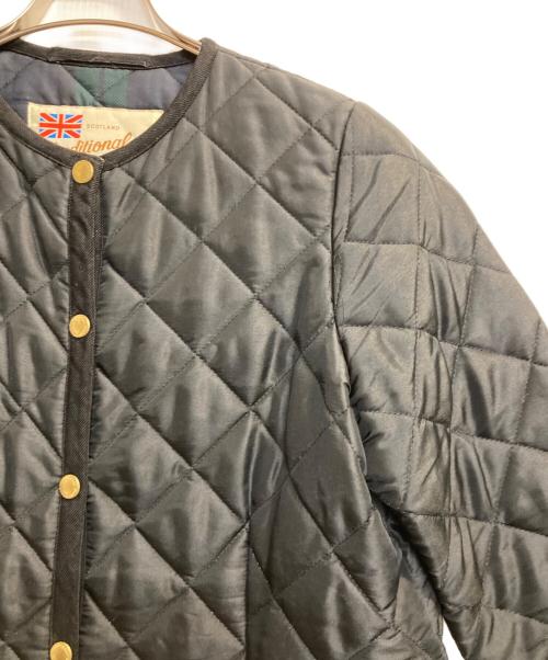 Traditional Weatherwear（トラディショナルウェザーウェア）Traditional Weatherwear (トラディショナルウェザーウェア) ARKLEY LONG / キルティングコート ブラック サイズ:34の古着・服飾アイテム