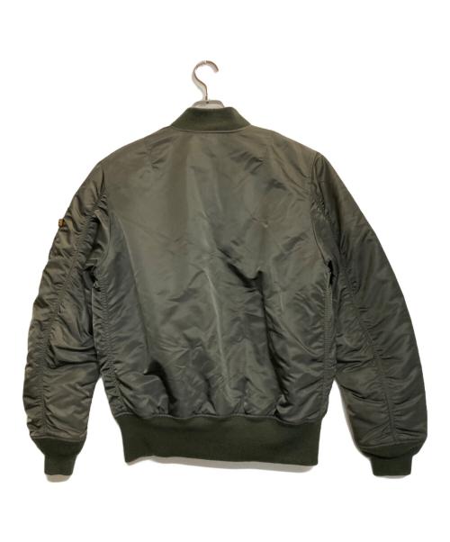ALPHA（アルファ）ALPHA (アルファ) MA-1ジャケット グリーン サイズ:ＬＬの古着・服飾アイテム