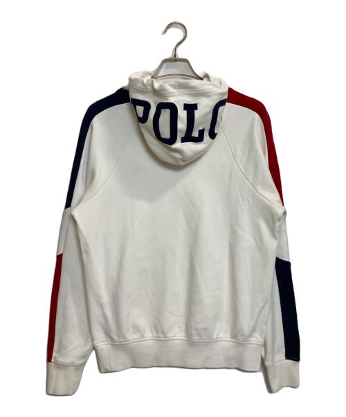 POLO RALPH LAUREN（ポロ・ラルフローレン）POLO RALPH LAUREN (ポロ・ラルフローレン) プルオーバーパーカー ホワイト サイズ:Sの古着・服飾アイテム
