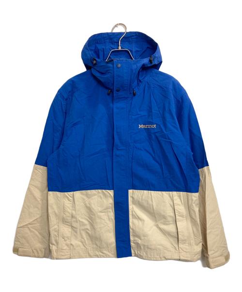 MARMOT（マーモット）Marmot (マーモット) Rock Wedge Parka / ロックウェッジパーカー ブルー×カーキ サイズ:Mの古着・服飾アイテム