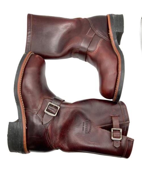 CHIPPEWA（チペワ）CHIPPEWA (チペワ) エンジニアブーツ ブラウン サイズ:US 8Eの古着・服飾アイテム