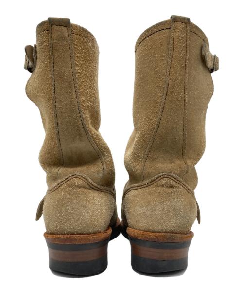 RED WING（レッドウィング）RED WING (レッドウィング) スエードエンジニアブーツ ベージュ サイズ:81/2Dの古着・服飾アイテム