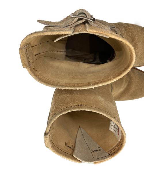RED WING（レッドウィング）RED WING (レッドウィング) スエードエンジニアブーツ ベージュ サイズ:81/2Dの古着・服飾アイテム