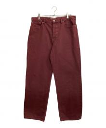 stussy（ステューシー）の古着「24SS CLASSIC JEAN WASHED CANVAS」｜レッド