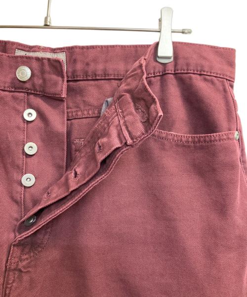 stussy（ステューシー）stussy (ステューシー) 24SS CLASSIC JEAN WASHED CANVAS レッド サイズ:36の古着・服飾アイテム