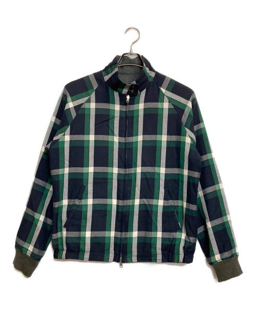 MISTER GENTLEMAN（ミスタージェントルマン）mister gentleman (ミスタージェントルマン) リバーシブルスイングトップ グリーン×グレー サイズ:Lの古着・服飾アイテム