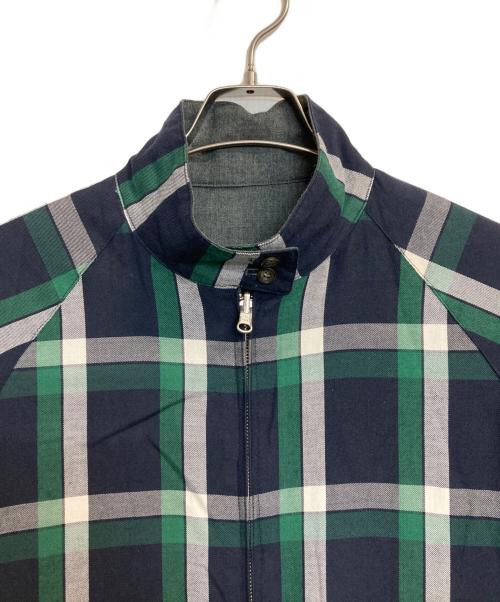 MISTER GENTLEMAN（ミスタージェントルマン）mister gentleman (ミスタージェントルマン) リバーシブルスイングトップ グリーン×グレー サイズ:Lの古着・服飾アイテム