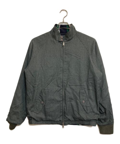 MISTER GENTLEMAN（ミスタージェントルマン）mister gentleman (ミスタージェントルマン) リバーシブルスイングトップ グリーン×グレー サイズ:Lの古着・服飾アイテム