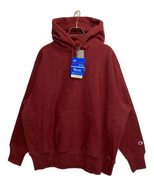 Champion（チャンピオン）Champion (チャンピオン) MIN NANO (ミン ナノ) BEAMS (ビームス) 別注リバースウィーブパーカー バーガンディー サイズ:Mの古着・服飾アイテム