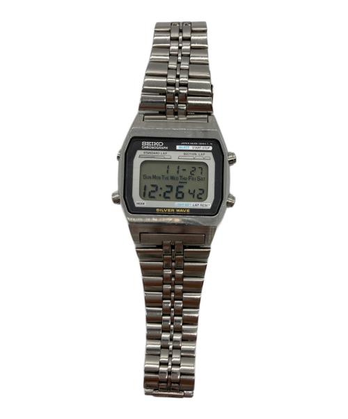 SEIKO（セイコー）SEIKO (セイコー) SILVER WAVE ヴィンテージリストウォッチ ブラックの古着・服飾アイテム