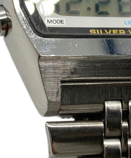 SEIKO（セイコー）SEIKO (セイコー) SILVER WAVE ヴィンテージリストウォッチ ブラックの古着・服飾アイテム