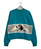 FRUIT OF THE LOOMフルーツオブザルーム）の古着「切替スウェット」｜ブルー