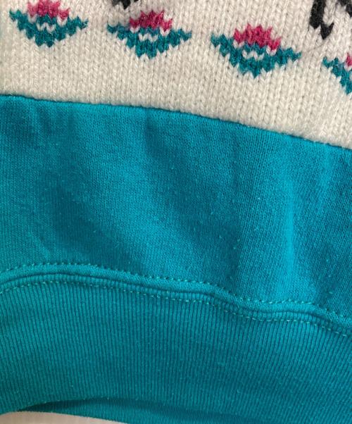 FRUIT OF THE LOOM（フルーツオブザルーム）FRUIT OF THE LOOM (フルーツオブザルーム) 切替スウェット ブルー サイズ:ＬＬの古着・服飾アイテム