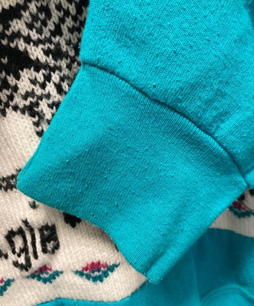 FRUIT OF THE LOOM（フルーツオブザルーム）FRUIT OF THE LOOM (フルーツオブザルーム) 切替スウェット ブルー サイズ:ＬＬの古着・服飾アイテム