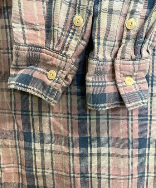 REMI RELIEF（レミレリーフ）REMI RELIEF (レミレリーフ) チェックシャツ ピンク×ブルー サイズ:Mの古着・服飾アイテム