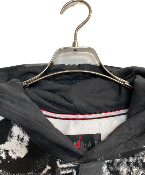 NIKE（ナイキ）NIKE (ナイキ) ジョーダンMVPプリンテッドフリースプルオーバーパーカー ブラック サイズ:Lの古着・服飾アイテム