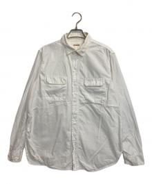 KAPITAL（キャピタル）の古着「エルボーパッチシャツ」｜ホワイト