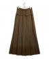 Ameri (アメリ) HERRINGBONE HEM PLEATS SKIRT / ヘリンボーンヘムプリーツスカート ブラウン サイズ:Ｍ：7000円