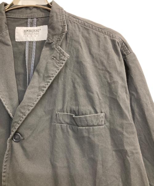 Hombre Nino（オンブレニーニョ）Hombre Nino (オンブレニーニョ) シャツジャケット グレー サイズ:Ｌの古着・服飾アイテム