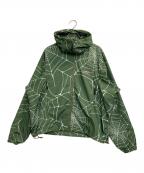 Noremidノーリミッド）の古着「SPIDER JACKET / スパイダージップジャケット」｜グリーン