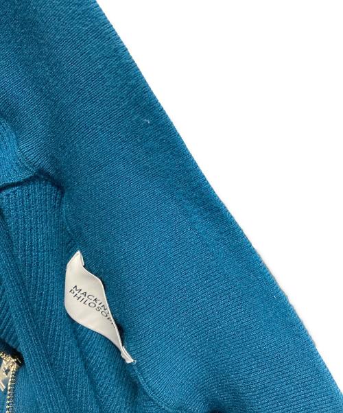 MACKINTOSH PHILOSOPHY（マッキントッシュ フィロソフィー）MACKINTOSH PHILOSOPHY (マッキントッシュ フィロソフィー) ジップカーディガン ネイビー サイズ:40の古着・服飾アイテム
