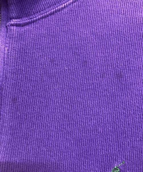 POLO RALPH LAUREN（ポロ・ラルフローレン）POLO RALPH LAUREN (ポロ・ラルフローレン) ハーフジップスウェット パープル サイズ:Ｌの古着・服飾アイテム