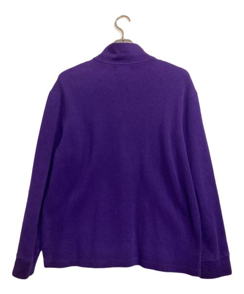 POLO RALPH LAUREN（ポロ・ラルフローレン）POLO RALPH LAUREN (ポロ・ラルフローレン) ハーフジップスウェット パープル サイズ:Ｌの古着・服飾アイテム