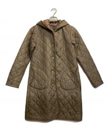 LAVENHAM（ラベンハム）の古着「ボアライナーキルティングコート」｜カーキ