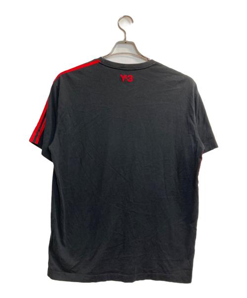 Y-3（ワイスリー）Y-3 (ワイスリー) ラインカットソー ブラック サイズ:Ｌの古着・服飾アイテム