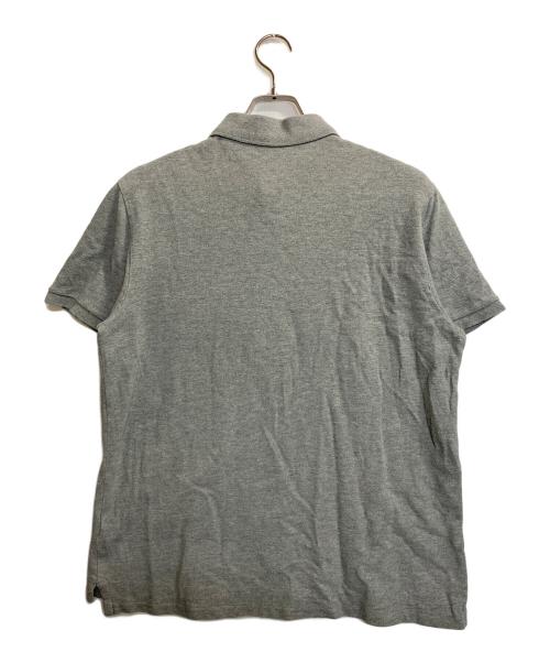 POLO RALPH LAUREN（ポロ・ラルフローレン）POLO RALPH LAUREN (ポロ・ラルフローレン) ビッグワッペンポロシャツ グレー サイズ:Lの古着・服飾アイテム