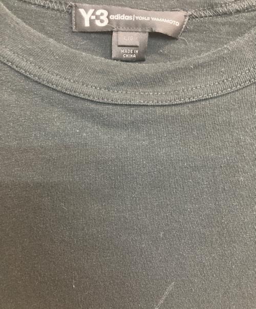 Y-3（ワイスリー）Y-3 (ワイスリー) Distressed Signature SS Tee ブラック サイズ:Lの古着・服飾アイテム