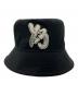 Y-3 (ワイスリー) ロゴバケットハット ブラック：8000円