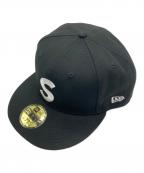 New Era×SUPREMEニューエラ×シュプリーム）の古着「FW23 Jesus Piece S Logo New Era」｜ブラック