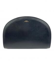 A.P.C.（アーペーセー）の古着「ハーフムーンショルダーバッグ」｜ブラック