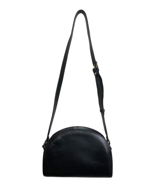 A.P.C.（アーペーセー）A.P.C. (アーペーセー) ハーフムーンショルダーバッグ ブラックの古着・服飾アイテム