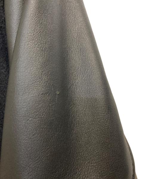 Schott（ショット）Schott (ショット) CRIMIE (クライミー) レザースリーブウールライダースジャケット ブラック サイズ:Lの古着・服飾アイテム
