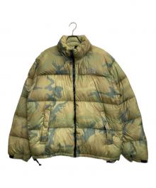 THE NORTH FACE（ザ ノース フェイス）の古着「カモフラオールドヌプシダウンジャケット」｜グリーン