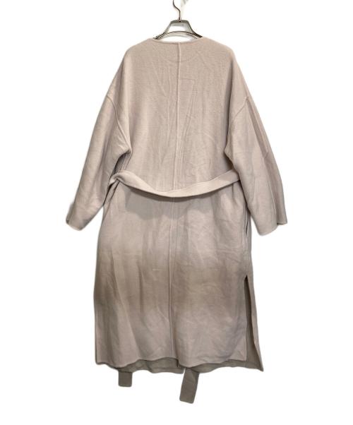 FRAY ID（フレイ アイディー）FRAY ID (フレイ アイディー) ウールカシミアバイカラーリバーコート ベージュ サイズ:1の古着・服飾アイテム