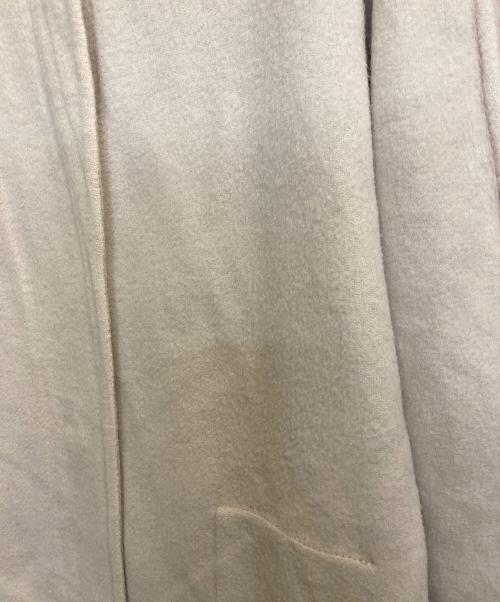 FRAY ID（フレイ アイディー）FRAY ID (フレイ アイディー) ウールカシミアバイカラーリバーコート ベージュ サイズ:1の古着・服飾アイテム