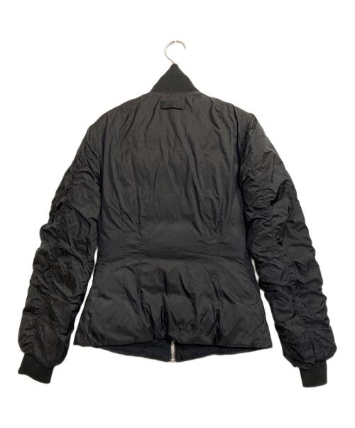 DIESEL（ディーゼル）DIESEL (ディーゼル) ジップデザインリバーシブルダウンジャケット ブラック サイズ:Sの古着・服飾アイテム